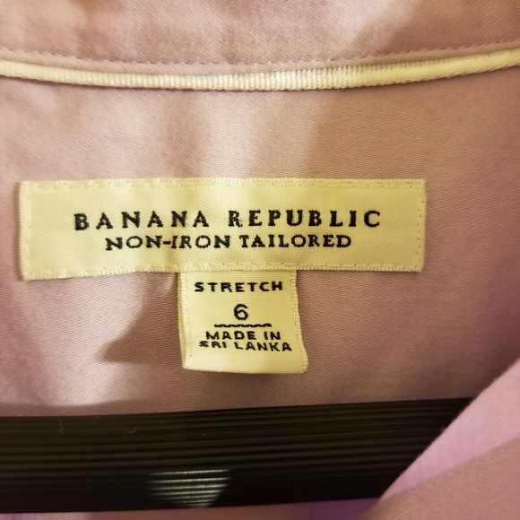Purple Banana Republic Button Up - Picture 2 of 4